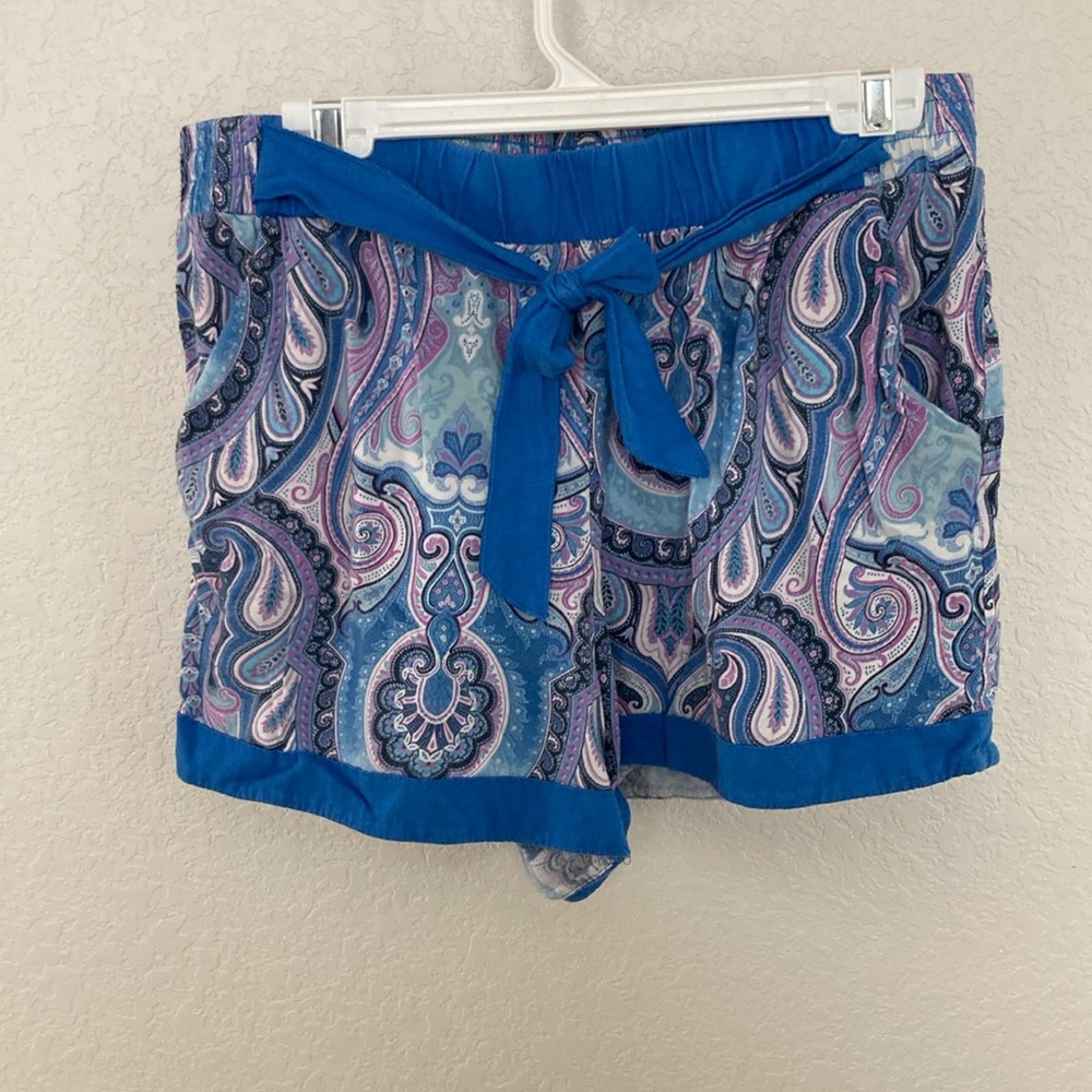 Echo Sleepwear Blue Paisley Summer Set - Picture 4 of 16